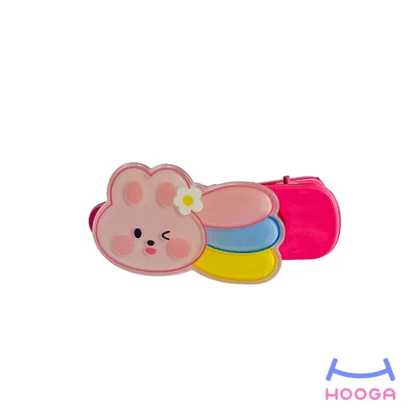 گلسر طرح خرگوش و رنگین کمان 1