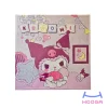تابلو نقاشی الماسی 30×30 طرح کرومی بنفش