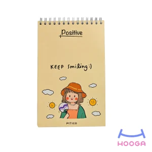 دفترچه یادداشت جلد سخت سری positive طرح 4