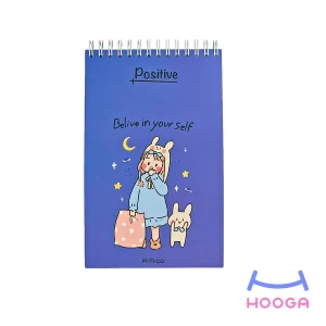 دفترچه یادداشت جلد سخت سری positive طرح 6